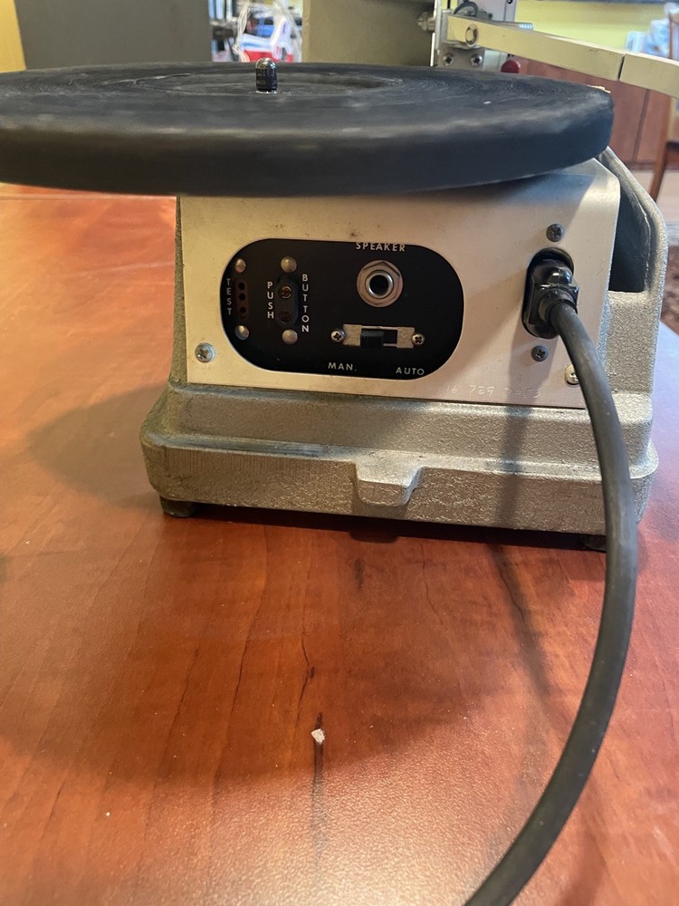 Dukane 14A390E Micromatic Classroom Projector w Case Powers On - Untested
