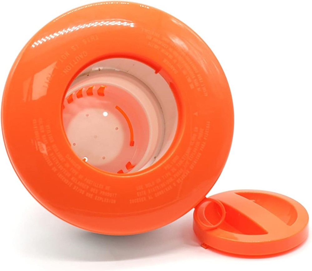 Pool Chlorine Floater, 7" Diameter Floatation Device can accommodate 3" Tablet C