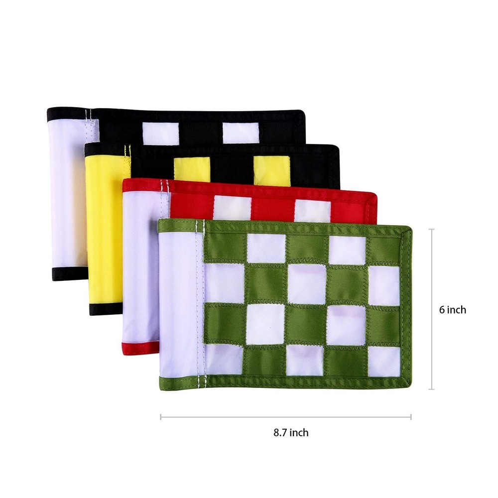 Golf Flag,Konday Checkered Training Putting Green Flags, Golf Target Flags fo...