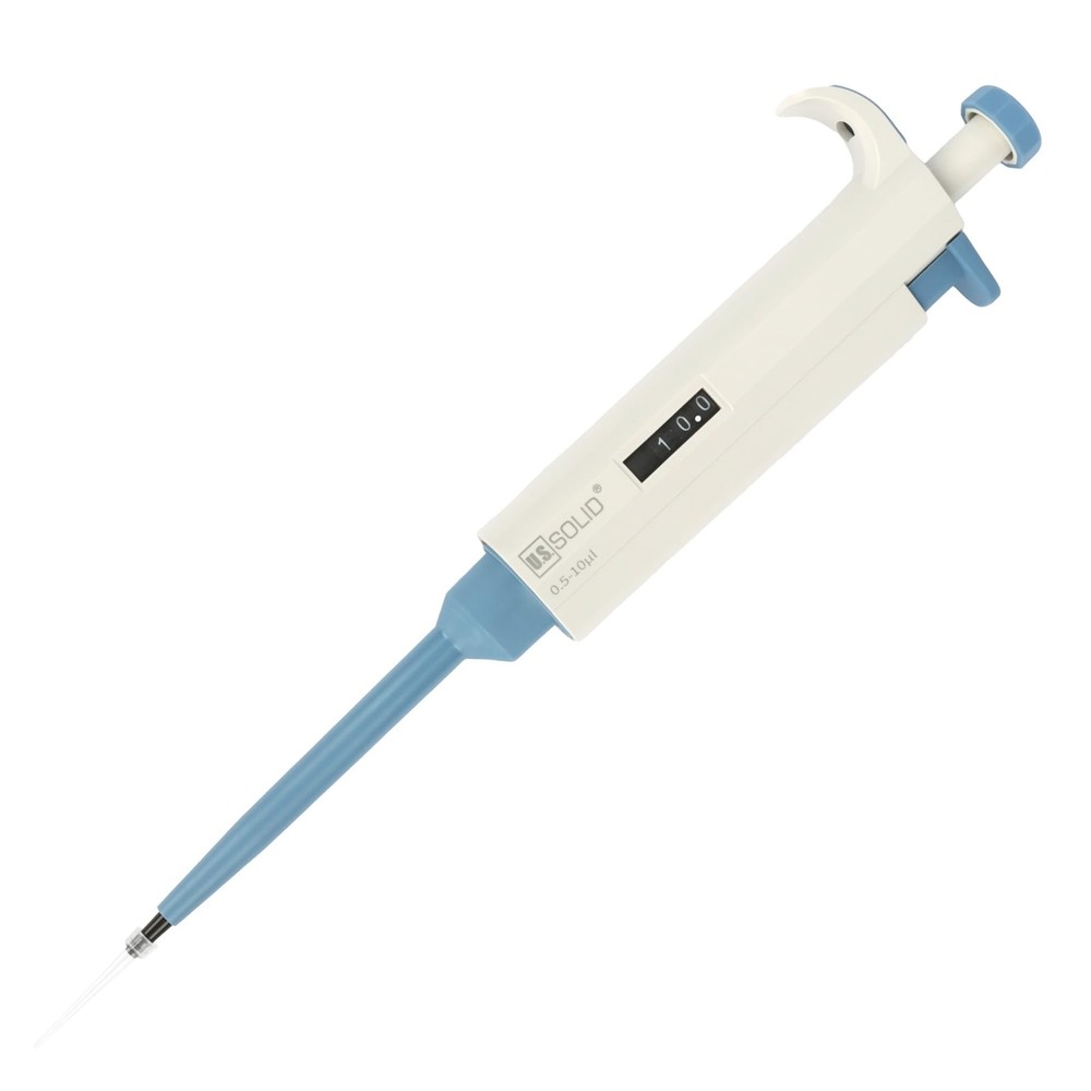 U.S. Solid Single Channel Pipette Adjustable Scientific Micropipette