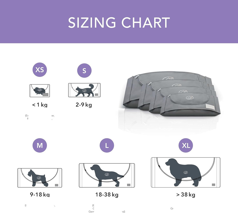 EUTHABAG Small Pet Body Bag - Eco Friendly