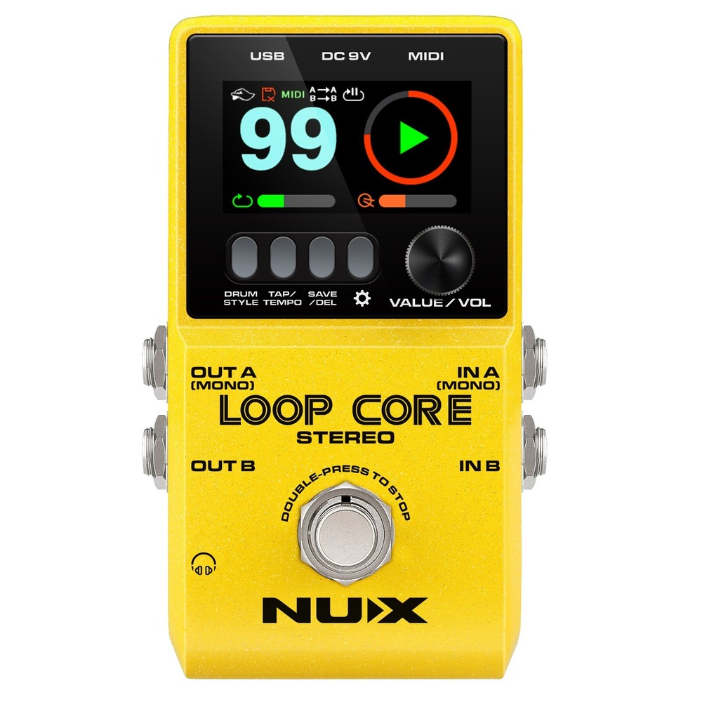 Used NUX Loop Core Stereo Looper Guitar Effects Pedal