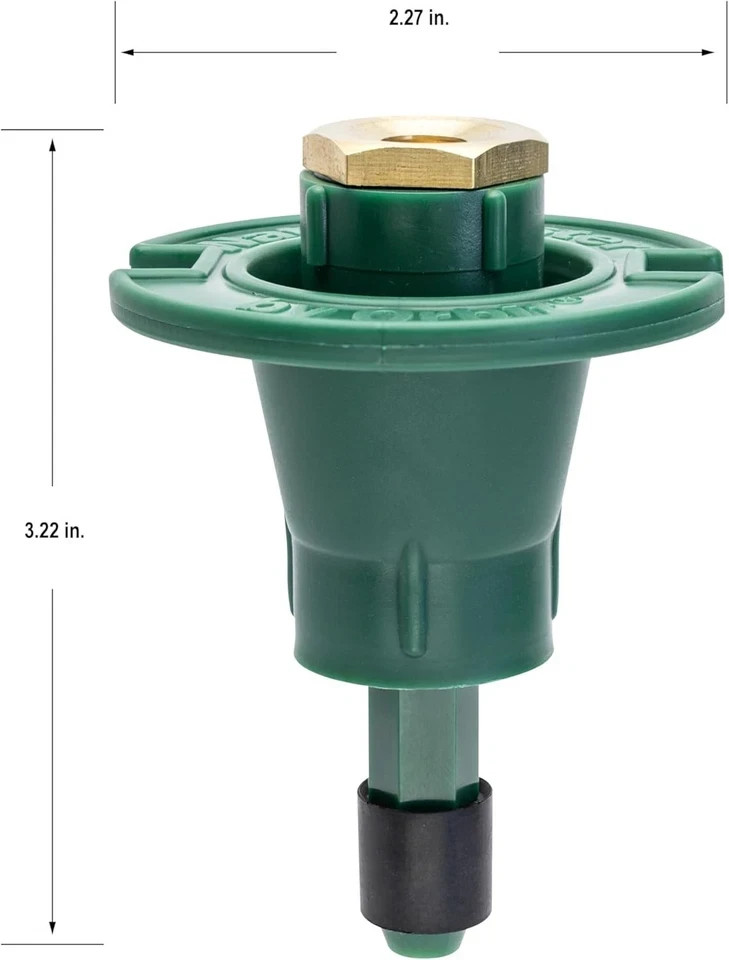5-Pack Orbit 54028 Plastic Pop-Up Flush Head Sprinkler with Brass Half Pattern S