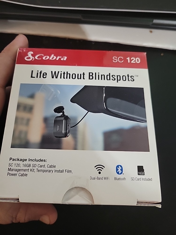 Cobra Electronics Front Facing QHD Dash Cam #SC120