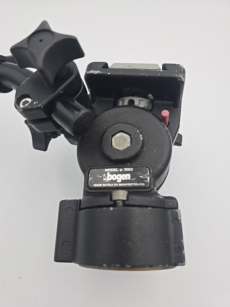 Bogen Manfrotto 3063 Mini Fluid Video Tripod Head with Quick Release Plate