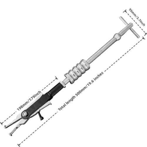 Internal Bearing Puller, Slide Hammer Internal Bearing Puller Extractor Black