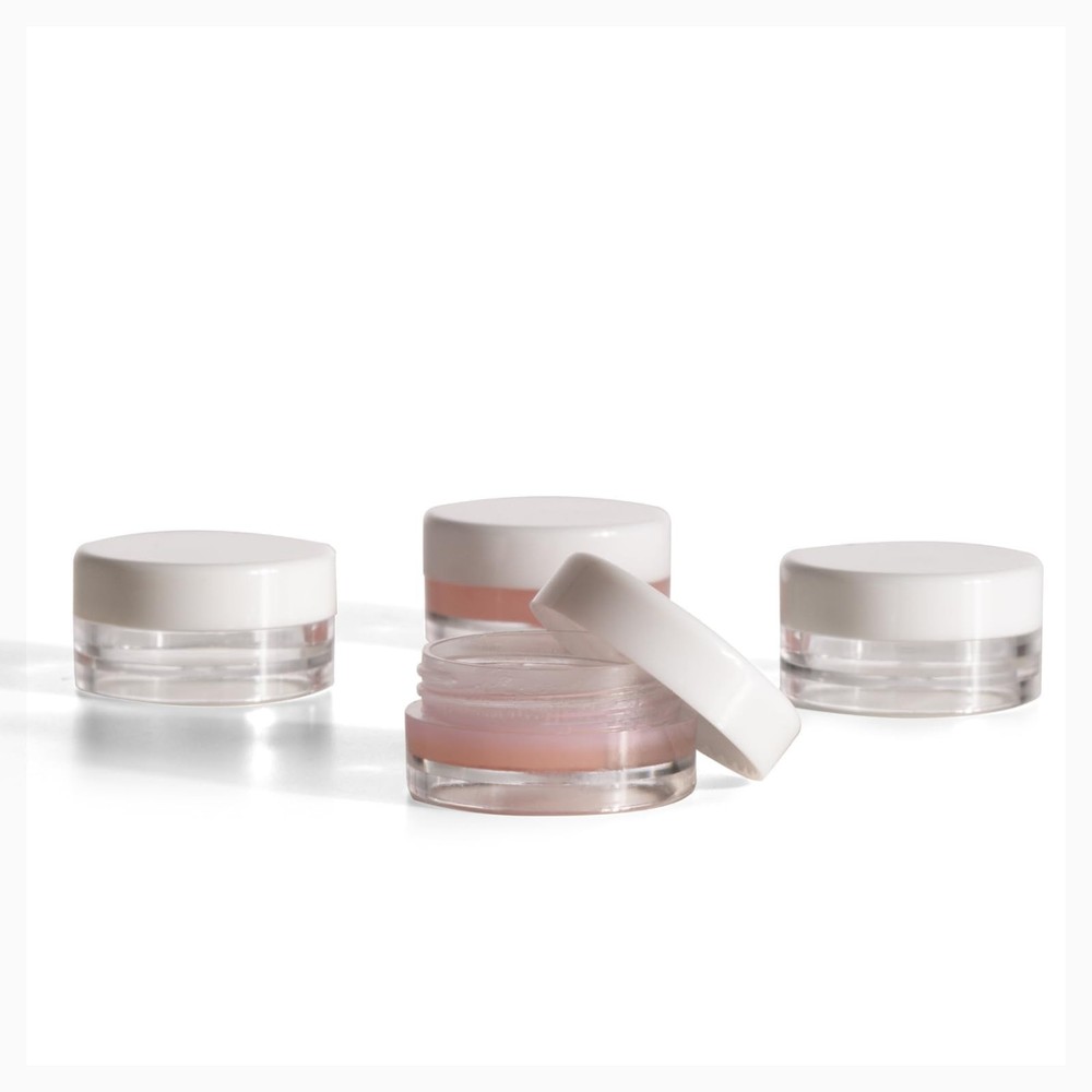 Mini Makeup Containers Depotting Cosmetic Sample Jars Refillable Bottles Set