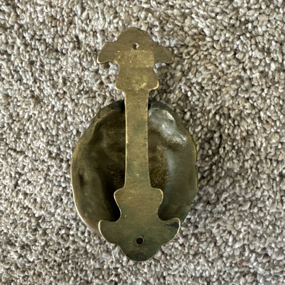 Antique Lion Head Door Knocker Solid Brass