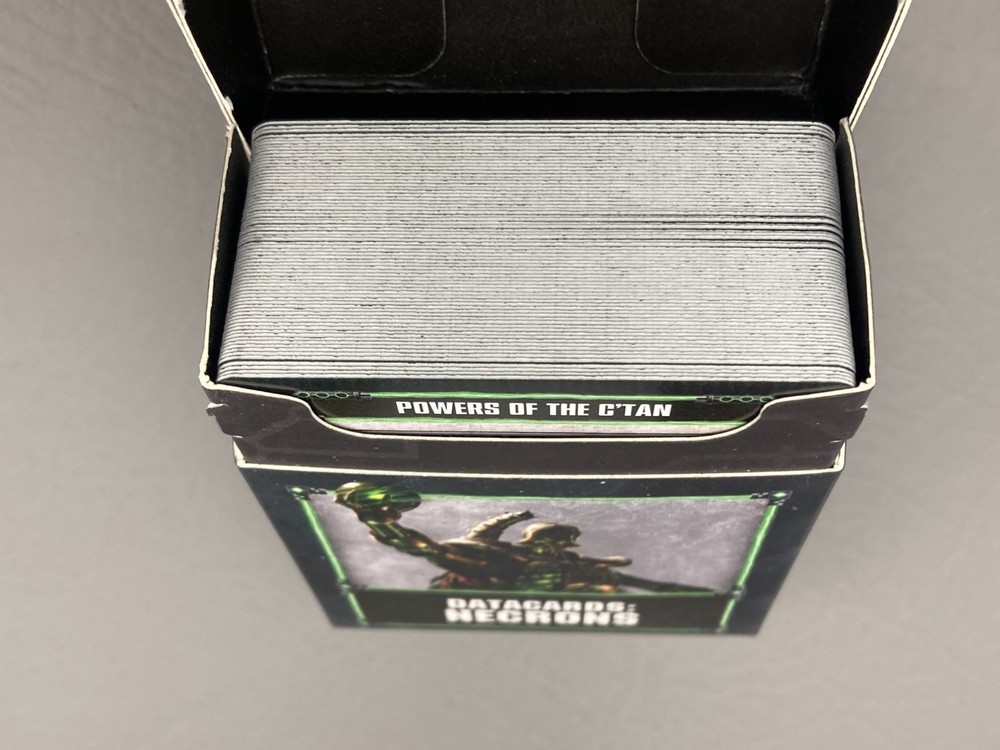 Warhammer 40k Necron Data Cards & More