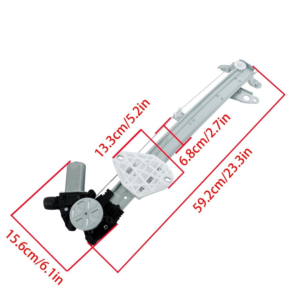 Front Left Power Window Regulator with Motor Replacement for Accord 2008-2012