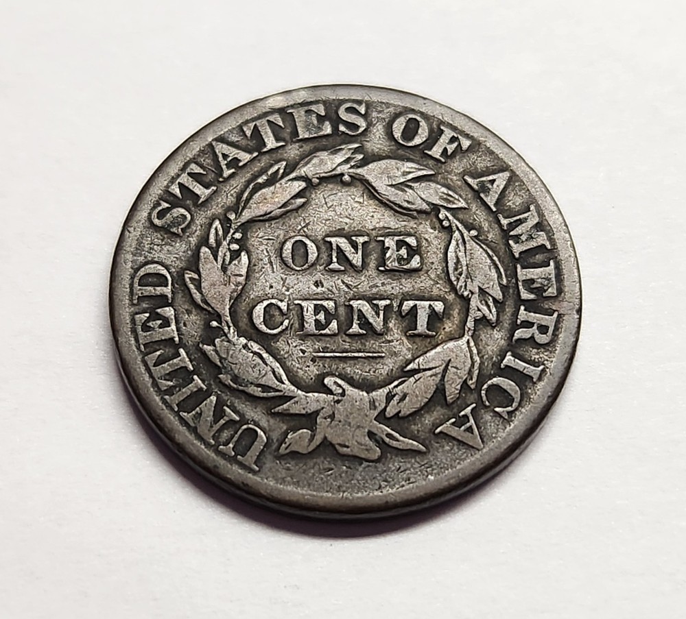 1829 Large Cent – Nice Original Medium Brown VG/F