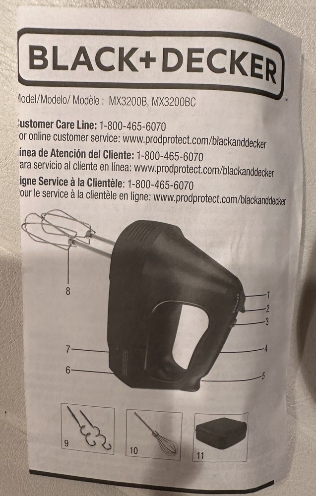 Black & Decker MX3200B Hand Mixer