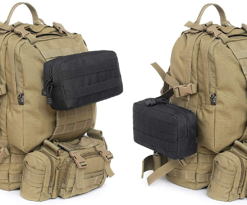 Tactical MOLLE EDC Pouch Utility Tool Admin Gear Belt Small Multi-Purpose Bag US