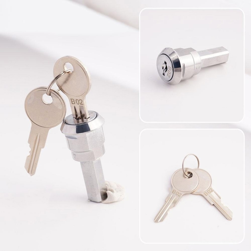 A Set Silver Universal Toolbox Lock For Cabinet Drawer Durable New Accessory