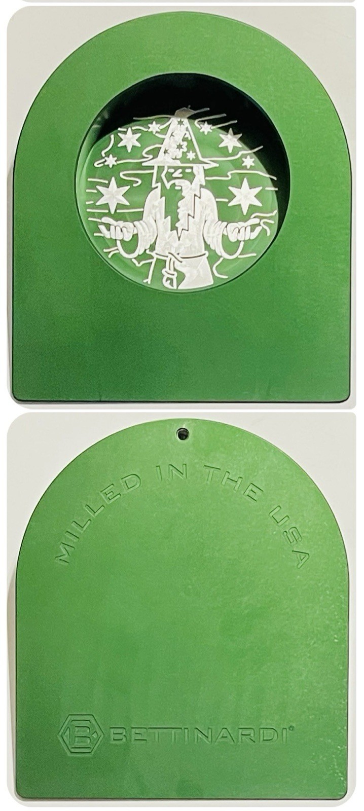 Extremely Rare Bettinardi Green Grateful Wizard Spell Milled 6061 Putting Cup