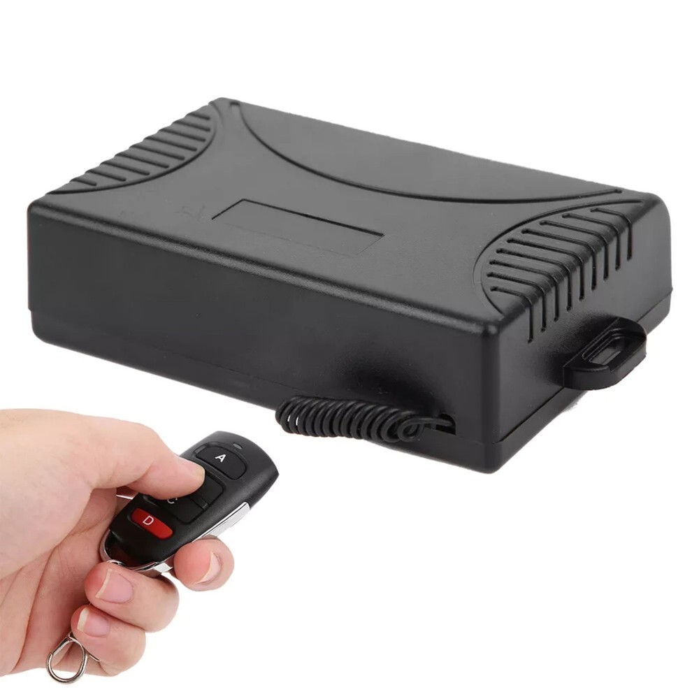 Light Controller Transmitter+Receiver 4 Channel Relay Switch Remote Control