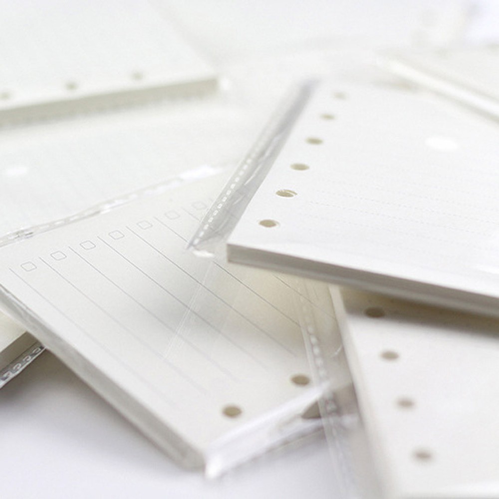 A5/A6/A7 Planner Diary Insert Refill Schedule Organiser Plan 45Sheet Notes Paper