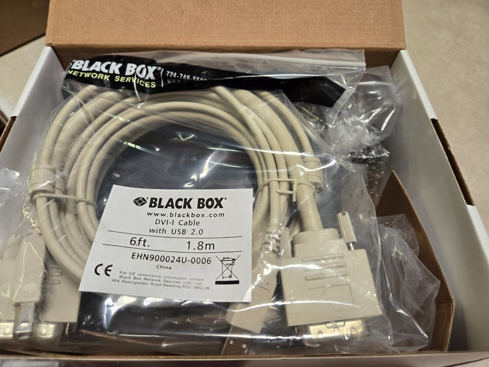 BLACK BOX KV9612A DESKTOP KVM SWITCH NOB