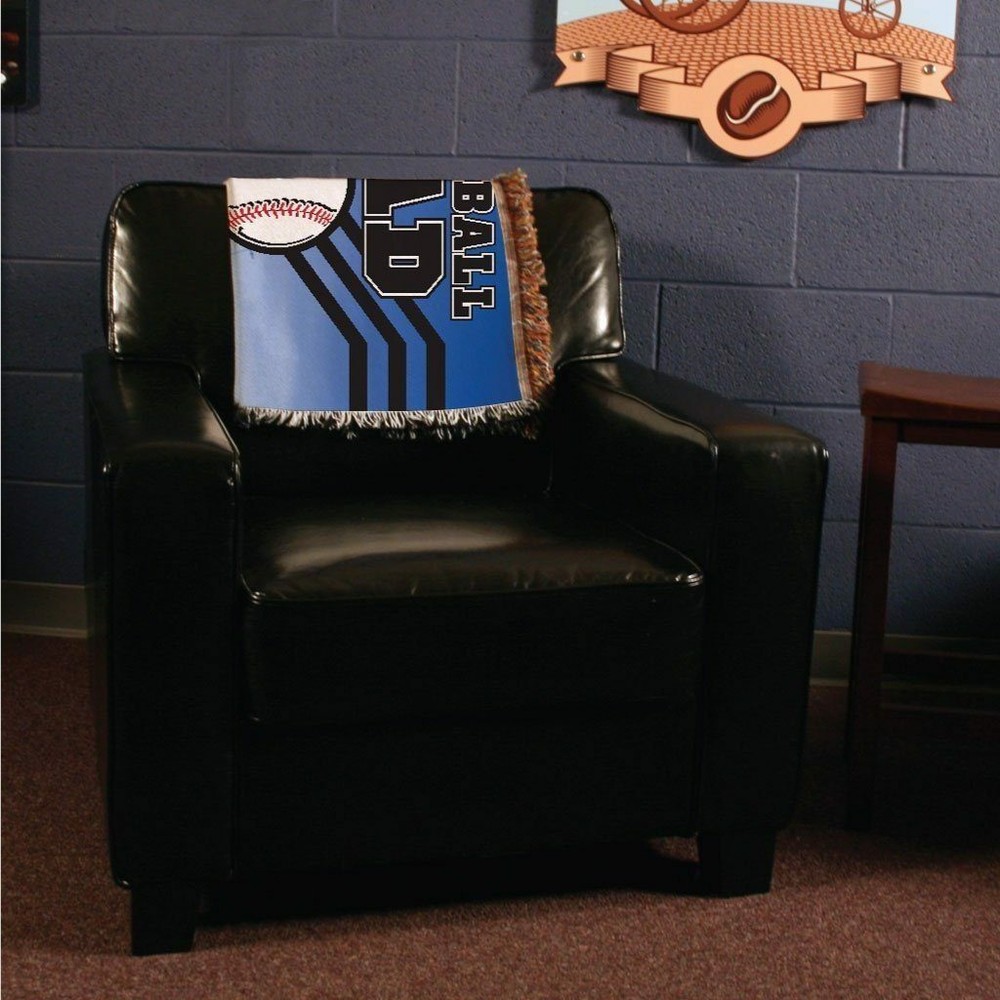 Baseball Dad Woven Blanket