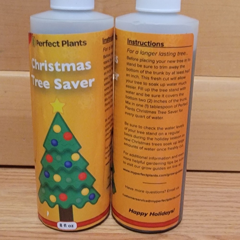 Perfect Plants Christmas Tree Saver Solution 8 Fl Oz Bottle Twin Pack