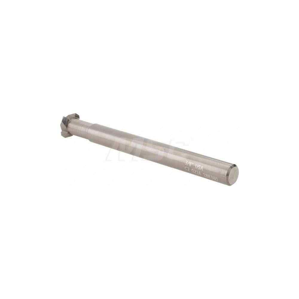 Accupro 3/8" Cutter Head Diam, 1/32" Flat Width, 2-1/2" OAL, Solid Carbide, S...