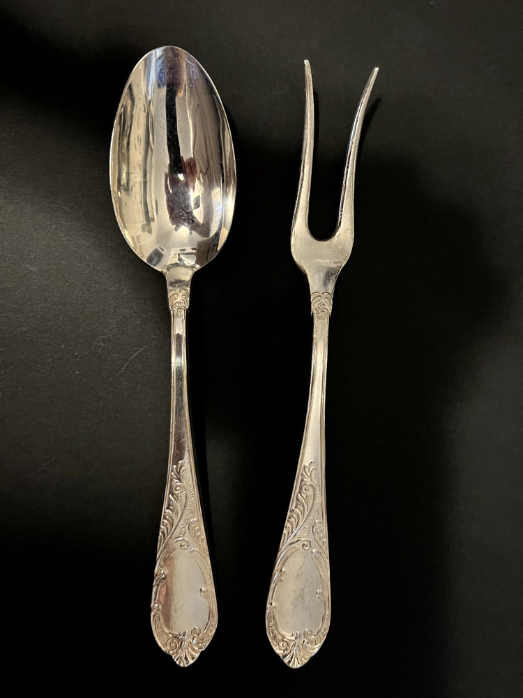 Flatware Silverware 35 pc Set .Silver 800 PLATED