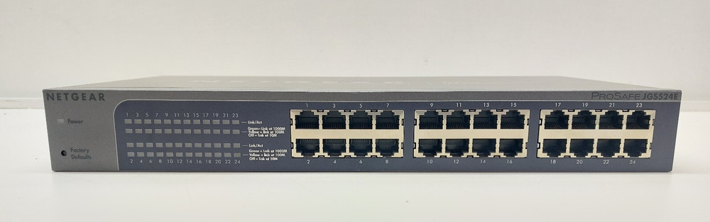 NetGear ProSafe Plus Switch 24-Port Gigabit Switch JGS524E