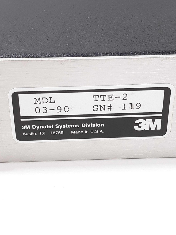 3M Dynatel Systems Division 03-90 MDL Test Set Unit TTE-2