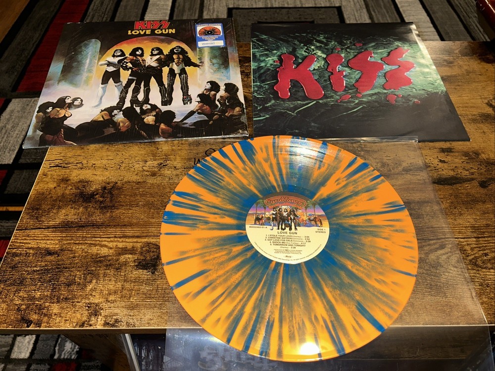 Kiss -Love Gun(1977) [Tangerine/Aqua Splatter LP Record, 2020 RE) Ace Frehley