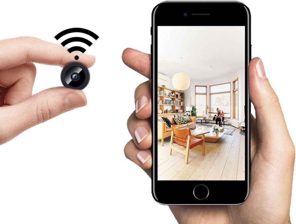 Wireless 1080P Indoor Security Camera - Smart Design with Motion Detection
