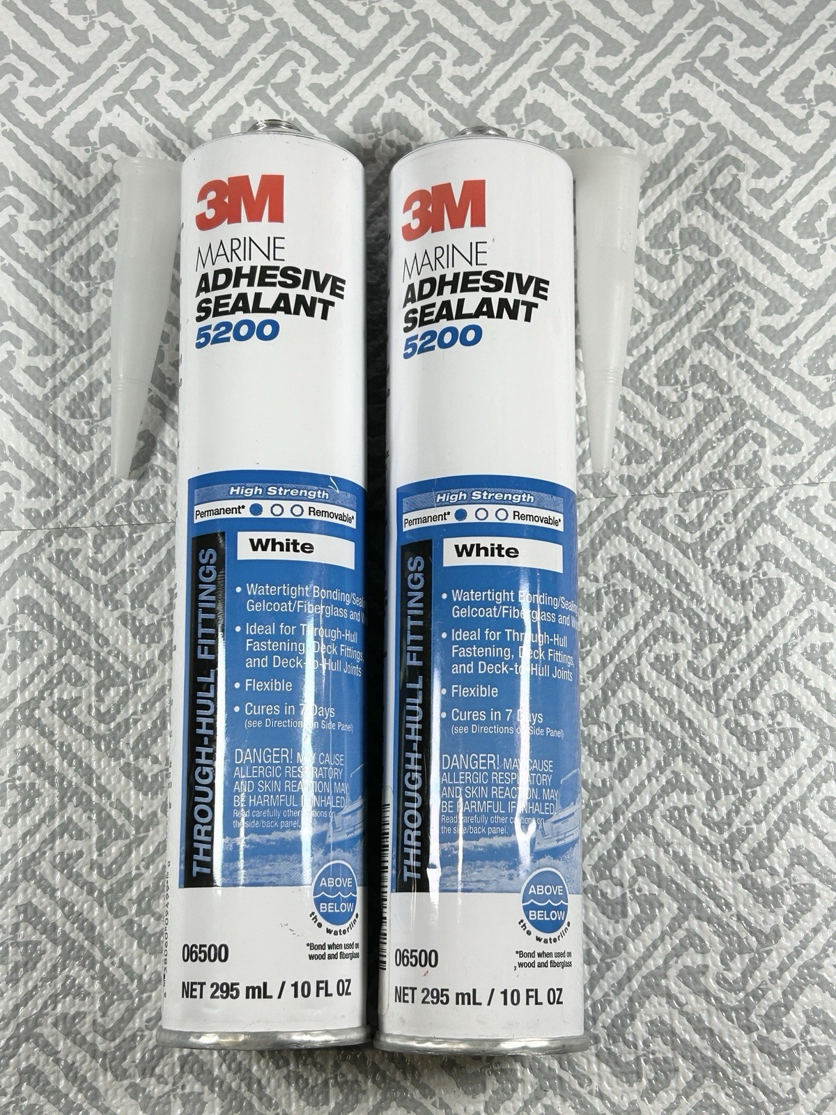 (QTY 2) 3M White Marine 5200 10 oz. Marine Adhesive/Sealant