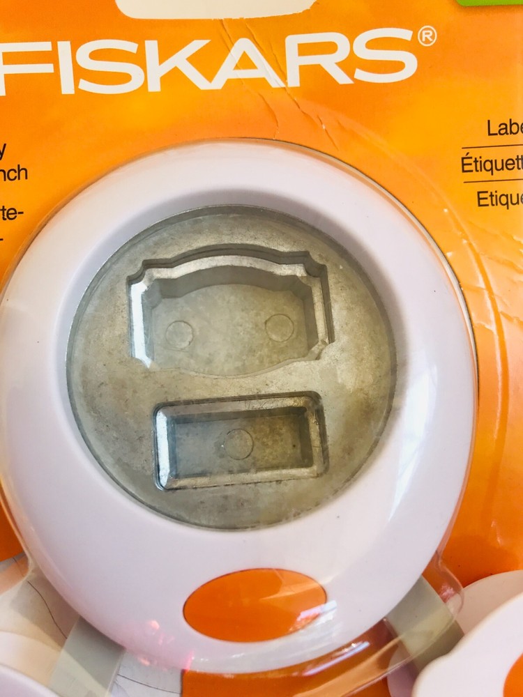 Fiskars XLarge Easy Squeeze Punch Labels 119030 New