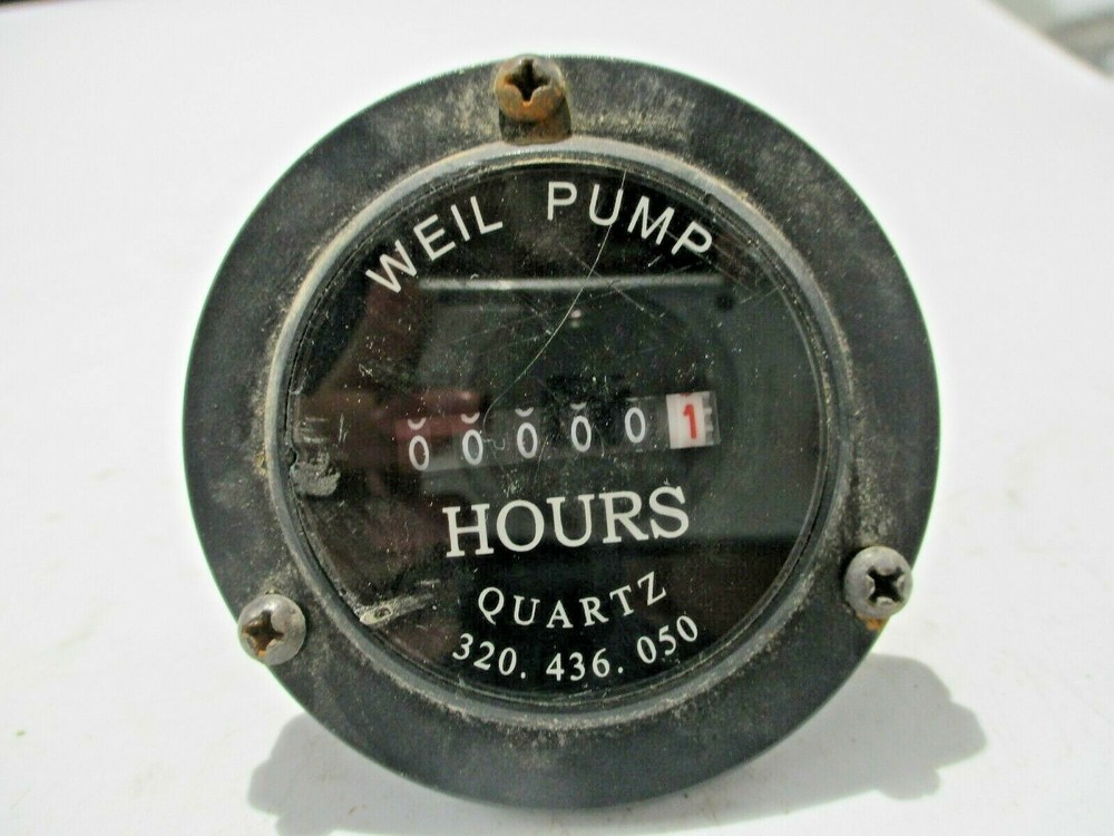 QUARTZ T50B274 HOUR METER PANEL MOUNT 115V