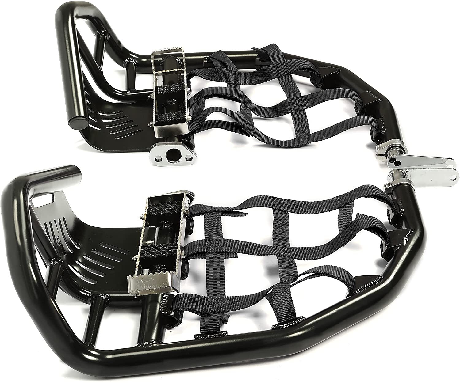 For Honda Sportrax 400 TRX 400EX 400X Nerf Bars Pro Peg Black Bars Black Nets