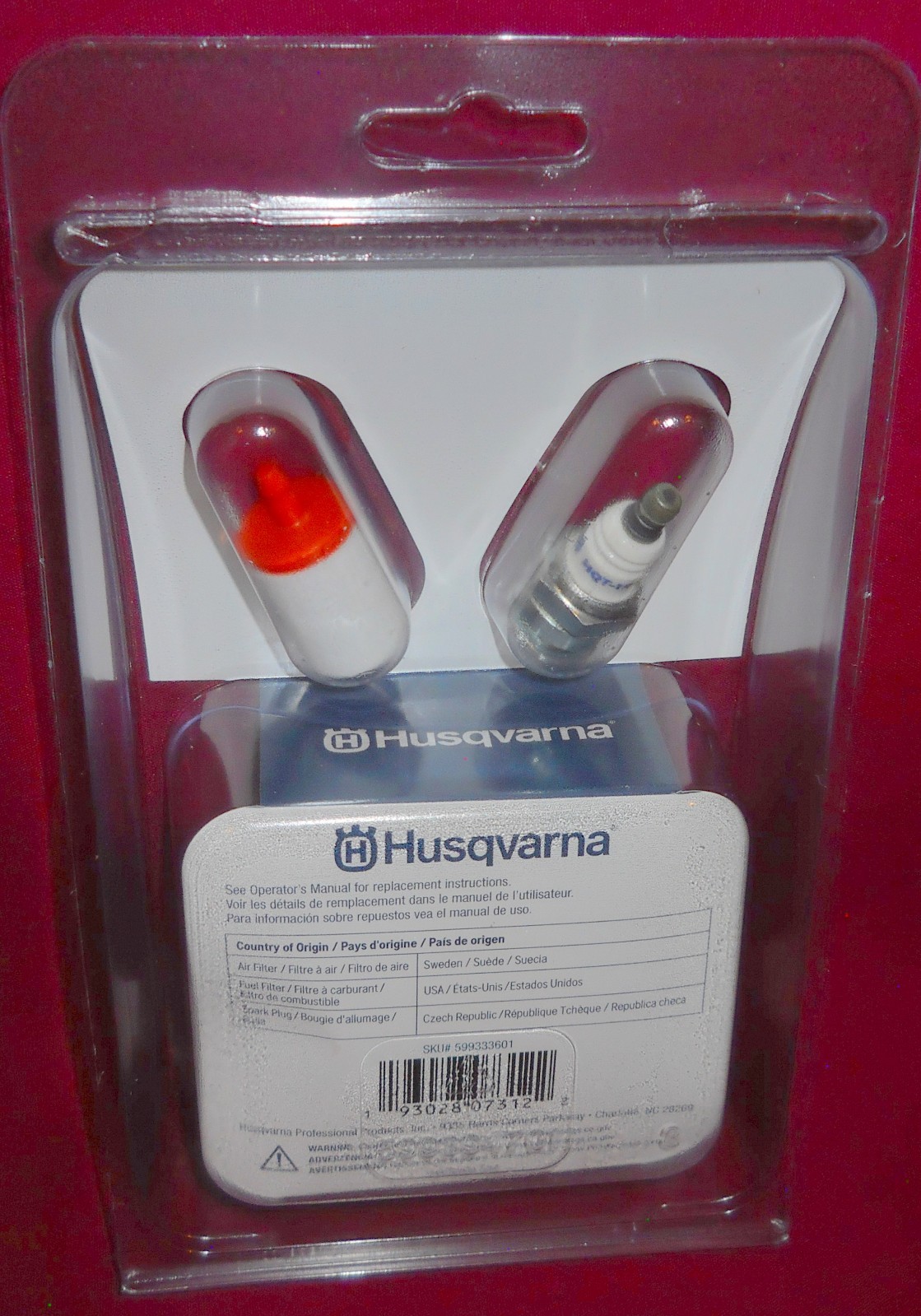 Genuine OEM Husqvarna Maintenance Tune Up Kit 445 450 445e 450e II 450 Rancher