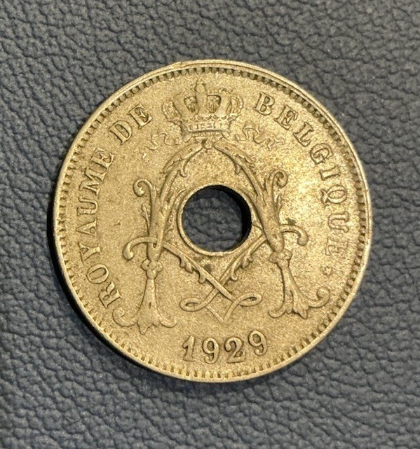 BELGIUM 10 Centimes 1929 - Better Date
