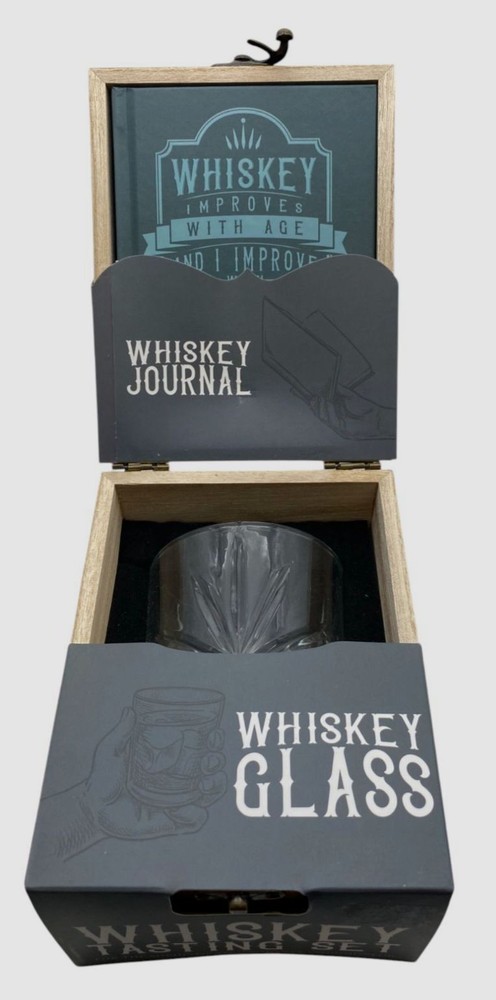 Boxer Gifts Clear Whiskey Tasting 2-Piece Set