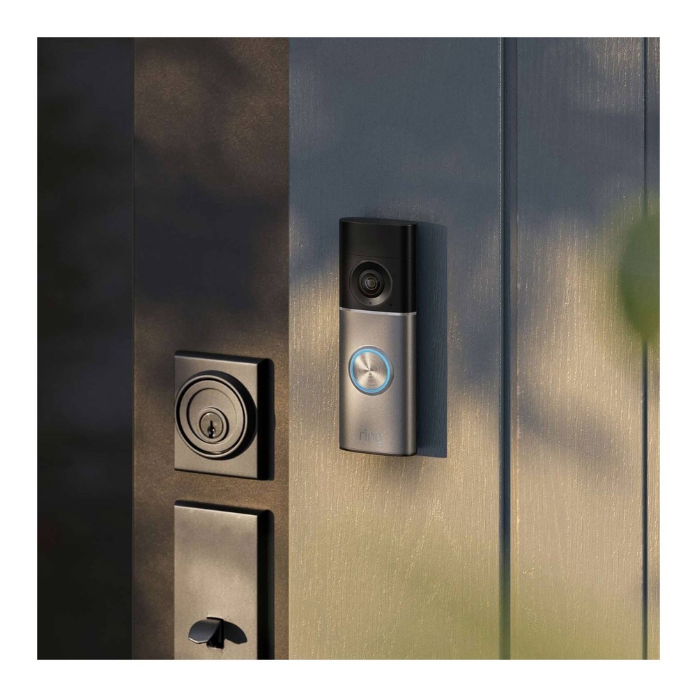 NEW! Ring Wired Doorbell Pro (3rd Gen) - 4K Vision | 3D Motion | Deep Silver