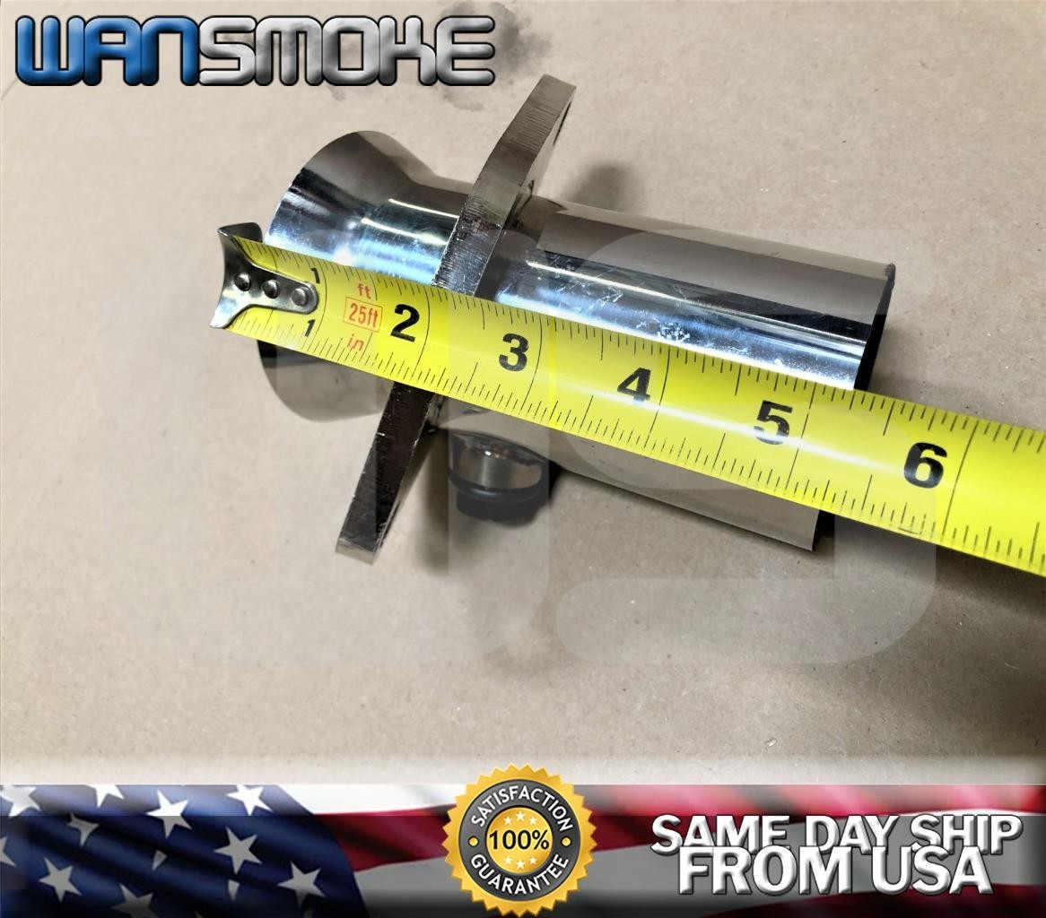 TELESCOPING 2.5" EXHAUST PIPE EXTENSION ADJUSTABLE FOR INTEGRA CIVIC TYPE-R JDM