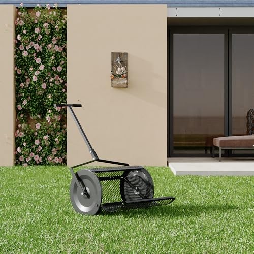24-Inch All-Purpose Lawn Spreader – Time-Saving Solution for Rapid Compost,