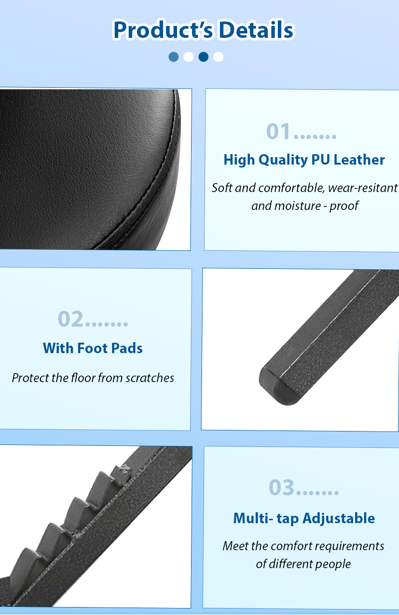 Massage Chair Portable Tattoo Chair Folding Height Adjustable 2 Inch Thick