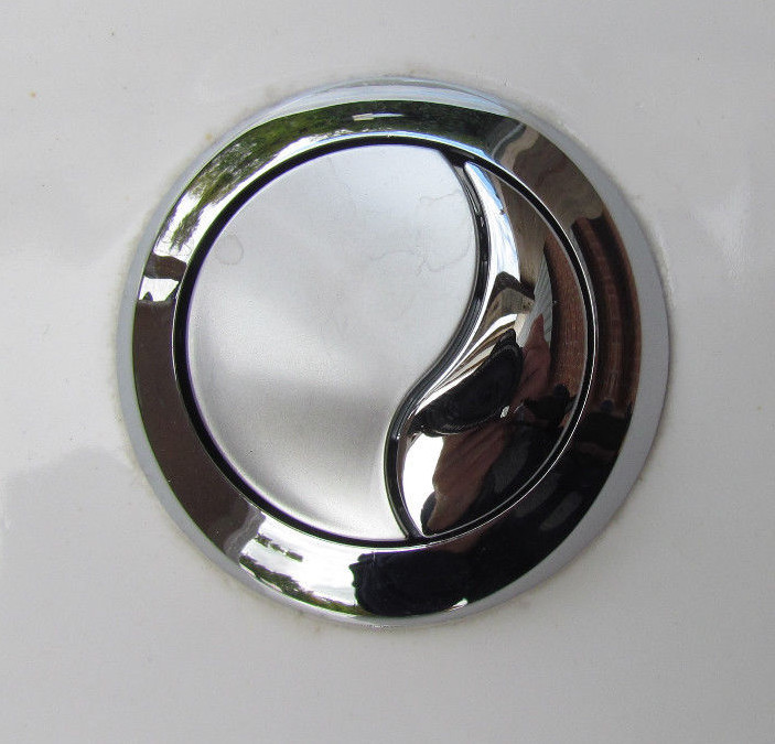 FLUSH BUTTON SIAMP OPTIMA S or OPTIMA 49 DUAL FLUSH CHROME