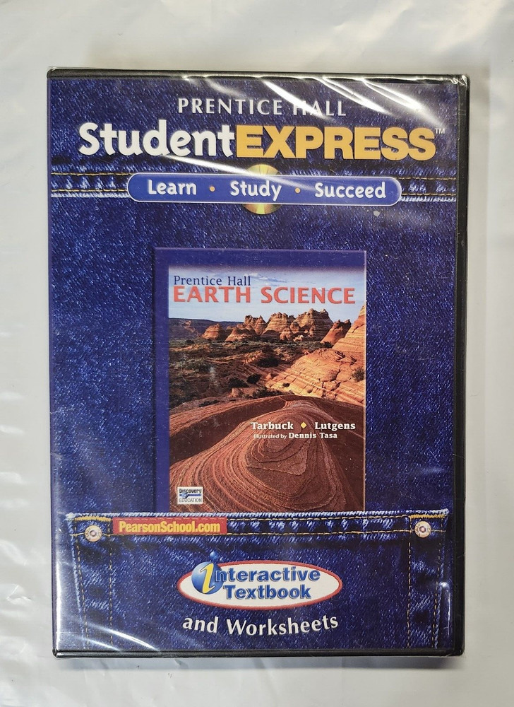 EARTH SCIENCE Student Express Interactive Textbook (Prentice Hall) CD-ROM / NEW