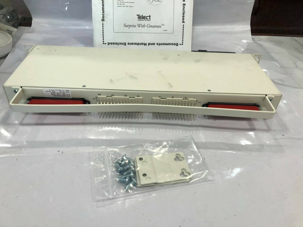 Telect 28-Terminal T1/Bantam Interface Panel 097-0128-0001 NEW.