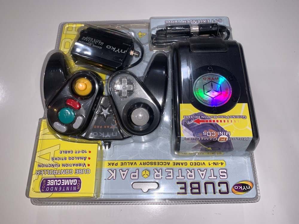 GameCube Starter Pak w/Controller (Brand New) + Power Supply + Video Cable Nice!