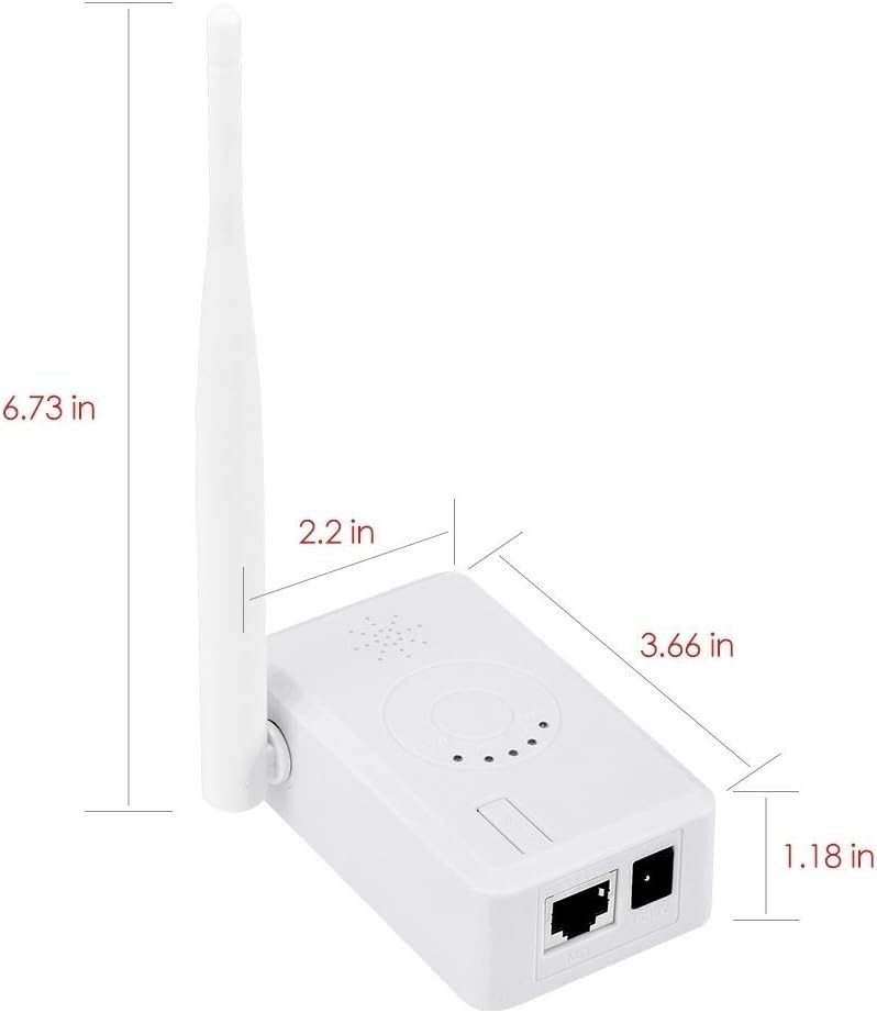 WiFi Range Extender for Wireless Security Camera System, NVR and CameraPower...