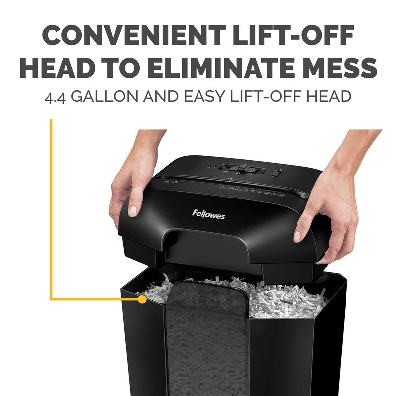 Micro Cut Paper Shredder 8 Sheet Security Desk Side Quiet Operation Safety Lock