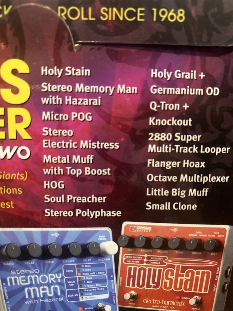 NOS 2008 Electro-Harmonix Effects Sampler Vol. 2 (DVD) *Rare* New