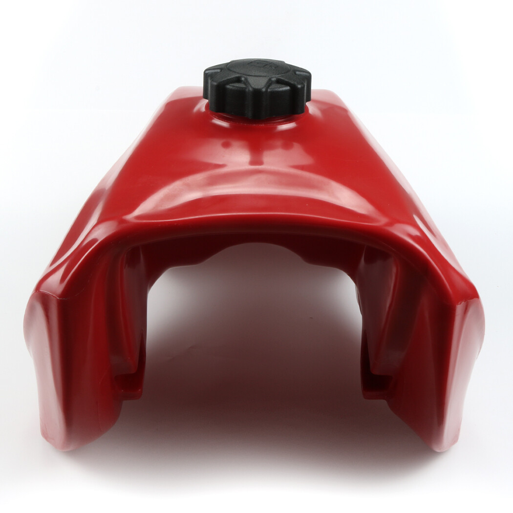 For Honda TRX300 TRX 300 93-2000 plastic gas fuel tank fourtrax Red with petcock