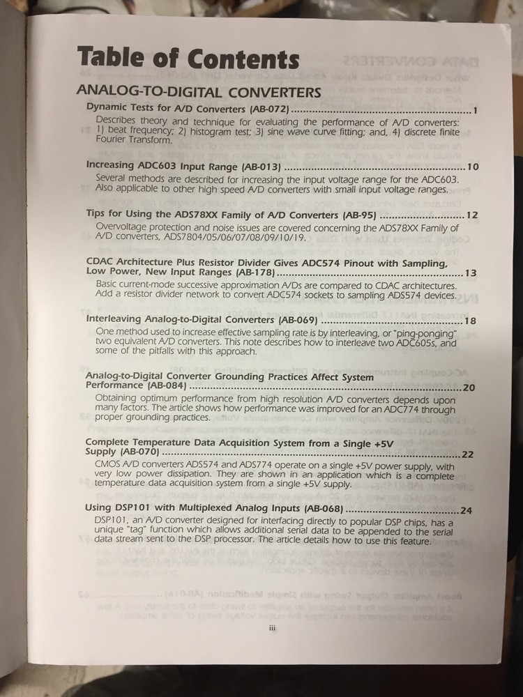 Data Book = Burr-Brown Semiconductor Year Set 1994 + Engineer Reference = Lot